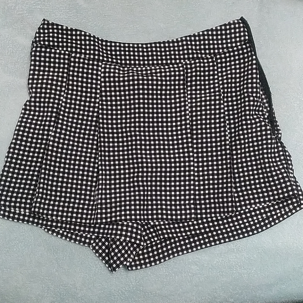 Plaid Skort